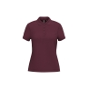 Polo piqué manches courtes femme Kariban Bordeaux