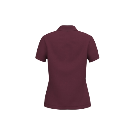Polo piqué manches courtes femme Kariban Bordeaux – vue 2