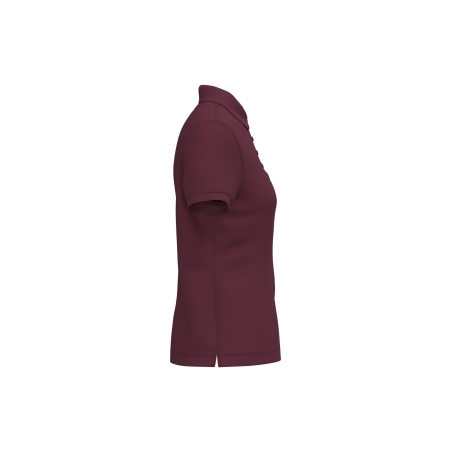 Polo piqué manches courtes femme Kariban Bordeaux – vue 3