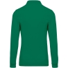 Polo piqué manches longues homme Vert Kelly Green Kariban – vue 2