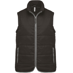 Bodywarmer matelassé unisexe Gris Kariban – Sans manches