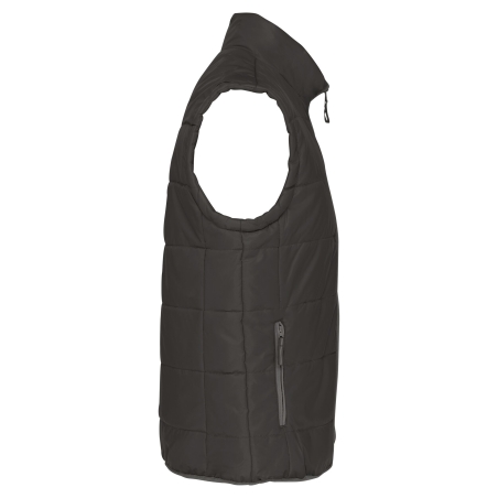 Bodywarmer matelassé unisexe Gris Kariban – Sans manches – vue 3
