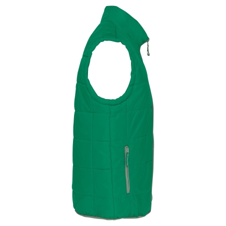 Bodywarmer matelassé unisexe Vert Kelly Green Kariban – vue 3