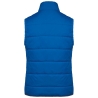 Bodywarmer matelassé unisexe Bleu Royal – Kariban – vue 2