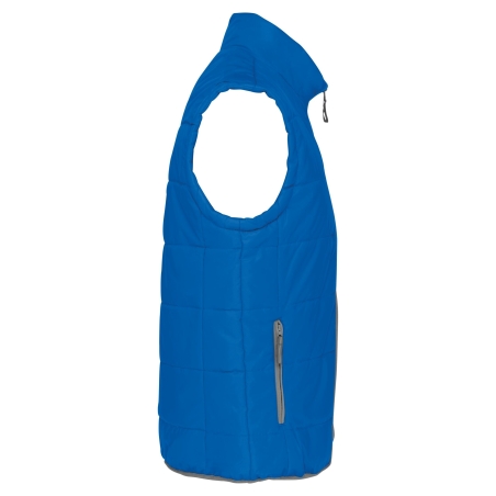 Bodywarmer matelassé unisexe Bleu Royal – Kariban – vue 3