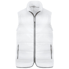 Bodywarmer matelassé unisexe blanc Kariban – Ripstop personnalisable