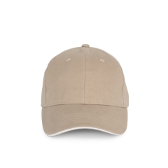 Casquette coton biologique 6 panneaux Blanc – K-up