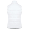 Bodywarmer matelassé unisexe blanc Kariban – Ripstop personnalisable – vue 2