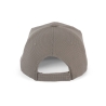 Casquette sport grise & orange K-up – 6 panneaux polyester piqué – vue 2