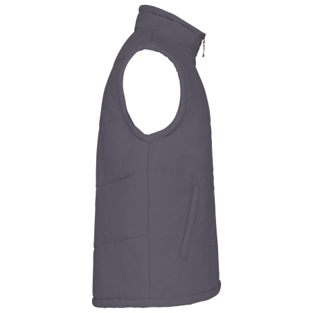 Bodywarmer doublé polaire unisexe Gris – Kariban – vue 3