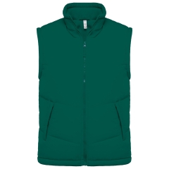 Bodywarmer doublé polaire unisexe Vert Kariban
