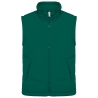 Bodywarmer doublé polaire unisexe Vert Kariban