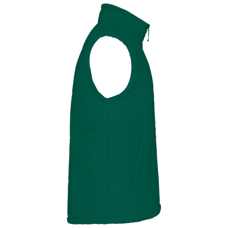 Bodywarmer doublé polaire unisexe Vert Kariban – vue 3