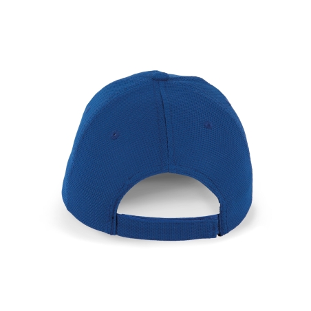Casquette sport 6 panneaux Bleu Royal/Noir K-up – vue 2