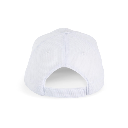 Casquette sport 6 panneaux Blanc/Aqua Blue K-up – vue 2