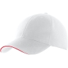Casquette Sport Blanc/Rouge K-up – Personnalisée