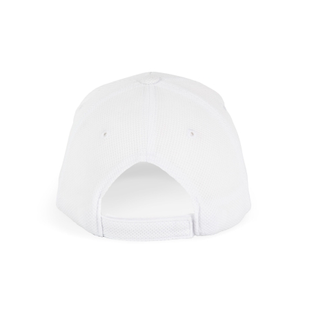 Casquette Sport Blanc/Rouge K-up – Personnalisée – vue 2