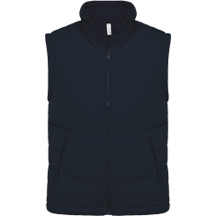 Bodywarmer doublé polaire unisexe Marine – Kariban