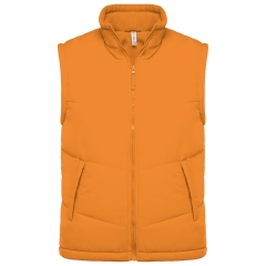 Bodywarmer doublé polaire unisexe Orange Kariban