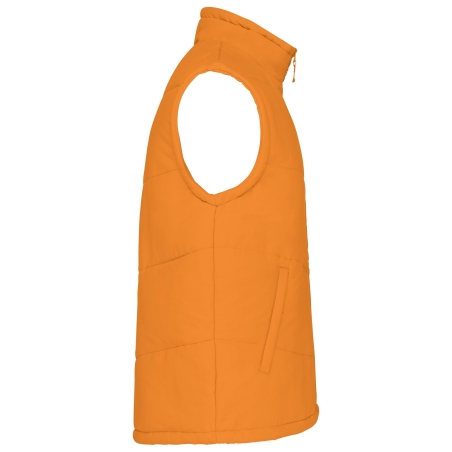 Bodywarmer doublé polaire unisexe Orange Kariban – vue 3