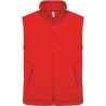 Bodywarmer doublé polaire unisexe Rouge Kariban