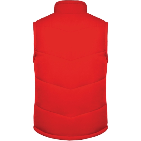 Bodywarmer doublé polaire unisexe Rouge Kariban – vue 2