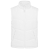 Bodywarmer doublé polaire unisexe blanc Kariban