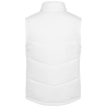 Bodywarmer doublé polaire unisexe blanc Kariban – vue 2