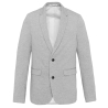 Veste Maille Homme Gris Chiné Business Kariban