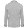 Veste Maille Homme Gris Chiné Business Kariban – vue 2