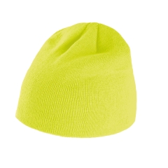 Bonnet tricoté Jaune Fluorescent K-up – Taille Unique