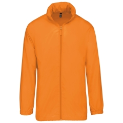 Coupe-vent unisexe Orange Kariban – Veste légère repliable