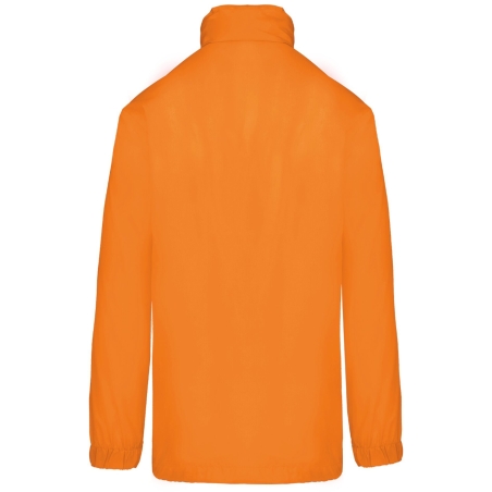 Coupe-vent unisexe Orange Kariban – Veste légère repliable – vue 2