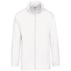 Coupe-vent unisexe Blanc Kariban – Léger & Repliable