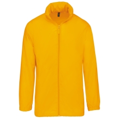 Coupe-vent unisexe jaune K-WAY® Kariban – Veste légère