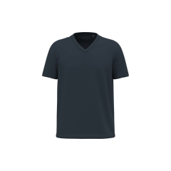 T-shirt Bio col V homme Marine 140 g/m² – Kariban