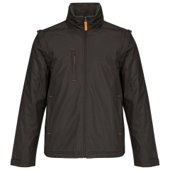 Blouson à manches amovibles homme Gris/Orange Kariban