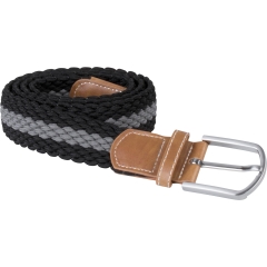 Ceinture tressée élastiquée Noire K-up – Taille Unique