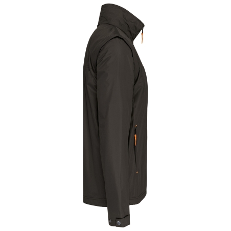 Blouson à manches amovibles homme Gris/Orange Kariban – vue 3