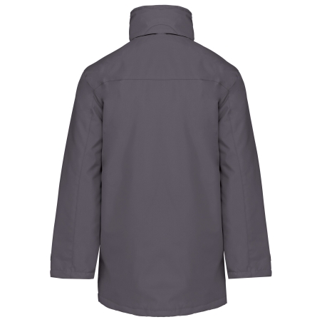 Parka doublure matelassée grise Kariban – veste de travail hiver – vue 2