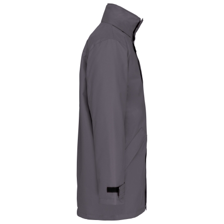 Parka doublure matelassée grise Kariban – veste de travail hiver – vue 3