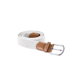 Ceinture tressée élastiquée Blanc K-up – Taille unique