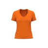 T-shirt bio col V femme orange 140 g/m² – Kariban