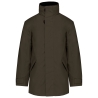 Parka doublure matelassée Deep Khaki Kariban – Veste Vert travail