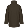 Parka doublure matelassée Deep Khaki Kariban – Veste Vert travail – vue 2