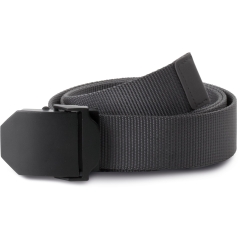 Ceinture à boucle métal Nylon Gris Anthracite K-up