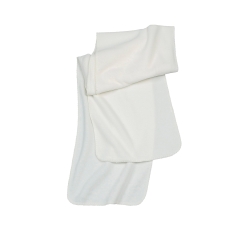 Écharpe micropolaire blanc Natural K-up – Taille unique