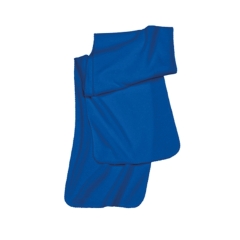 Écharpe polaire bleue K-up – Accessoire professionnel chaud et léger