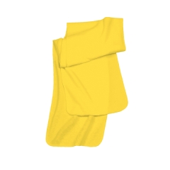 Écharpe polaire jaune K-up – Accessoire professionnel personnalisable