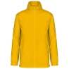 Coupe-vent doublé homme Kariban Jaune – Veste de travail zippée